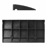 Ramp block for raised edge 70mm black - set of 2