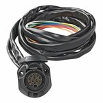 Tow bar cable set 13-pin PVC type Jaeger + 1.50M cable