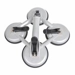 Aluminium vacuum lifter with 4 suction cups