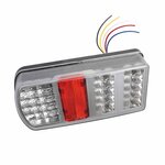 Rear light 5 functions 225x105mm 43LED left