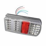 Rear light 5 functions 225x105mm 43LED right