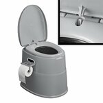 Portable toilet divisible