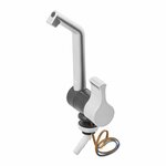 Cold water tap Style 2000 12V dia 20 mm matt nickel/black