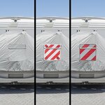 Bike cover XL for 2 bikes with insertion pocket for marker board (ripstop)