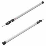 Tent pole telescopic 3-piece 93-230cm - set of 2