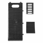 Ramp block with wheel chock black - set of 2