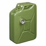 Jerrycan 20L metal green with magnetic screw cap UN- TuV/GS-approved