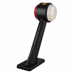 Width light 12/24V red/white/orange 166x193mm LED right