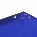 Trailer cover with elastic cord 2575x1345x50mm