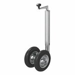 Double jockey wheel 48 mm with solid PU tires 200 x 50 mm
