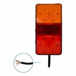 Rear light 12/24V 4 functions 80x150mm LED