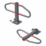 Parking bracket with integrated lock