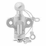Tow ball silver combined double version D17.2/S200 E-type approved