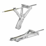 Caravan corner support 1000kg 605x280mm H:470mm with extended swivel mechanism
