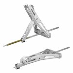 Caravan corner support 1000kg 605x280mm H:470mm with extended swivel mechanism