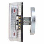 Trailer lighting set LED 4F with magnets 7.5+2.5M cable 13P.