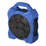 Cable reel Schuko 4-way 15M 3x1.5mm² with LED lighting