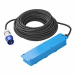 CEE 3-way socket 20M 3x 1.5 mm² (2xSchuko + 1x2-USB)