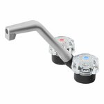 Mixer tap De Luxe dia 20 mm black/chrome, large knob
