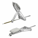 Caravan corner support 1000kg 605x280mm H:470mm incl. stabilization foot and extended swivel mechanism