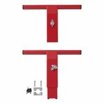 Tow bar lock for commercial vehicles