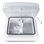 Roof hatch 280 x 280 mm without permanent ventilation, transparent with fan