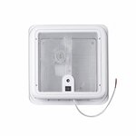 Roof hatch 280 x 280 mm without permanent ventilation, transparent with fan