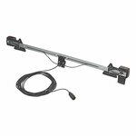 Lighting bar metal 140-200cm extendable + 12M cable