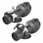 Adapter plug from 24V 15- to 12V 13-pin ISO12098 > ISO11446