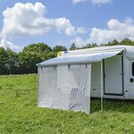 Sun protection front for roof and wall awnings 380 x 200 cm