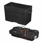 Battery box 35x18x23cm 2x USB - 1x 12V socket - Voltmeter - 2x Anderson plug