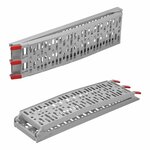 Foldable aluminium ramp 220x28cm 340kg per piece