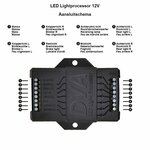 LED Light processor 12V for trailers