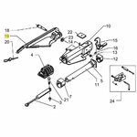 Hand brake for overrun brake 60S/2 / 90S / 161S