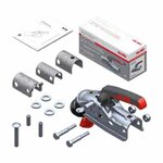 Ball coupling AK270 round dia 35/40/45/50 mm 2700 kg with lock and safety ball