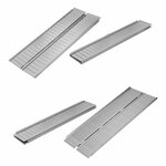 Foldable aluminum ramp for wheelchair 183x73cm 270kg