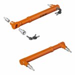 Wheel clamp Gemini for double axle