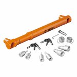 Wheel clamp Gemini for double axle