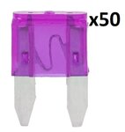 Mini fuses 3A purple
