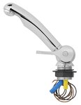 Cold water tap Keramik Style 12V dia 33 mm chrome
