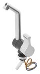 Cold water tap Style 2000 12V dia 20 mm matt nickel/black