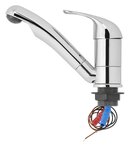 Mixer tap Keramik Carino 12V dia 33 mm chrome