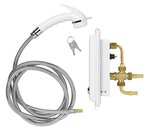 Outdoor shower connection with shower hose and shower head Charisma