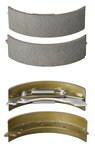 Brake shoe set 200 x 50 mm suitable for GSM