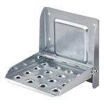 Foldable step for trailer 195 x 175 mm