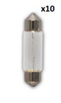 Car lamp 12V 5W SV8.5 11x38 x10 piece