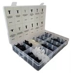 Assortment of trim mounting clips 340-piece