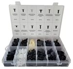 Assortment of trim mounting clips 340-piece