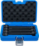 Impact Bit Socket Set length 150 mm (1/2) Drive internal Hexagon 5 - 14 mm 7 pcs