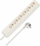 extension lead 6-way white 1,5m H05VV-F 3G1,5